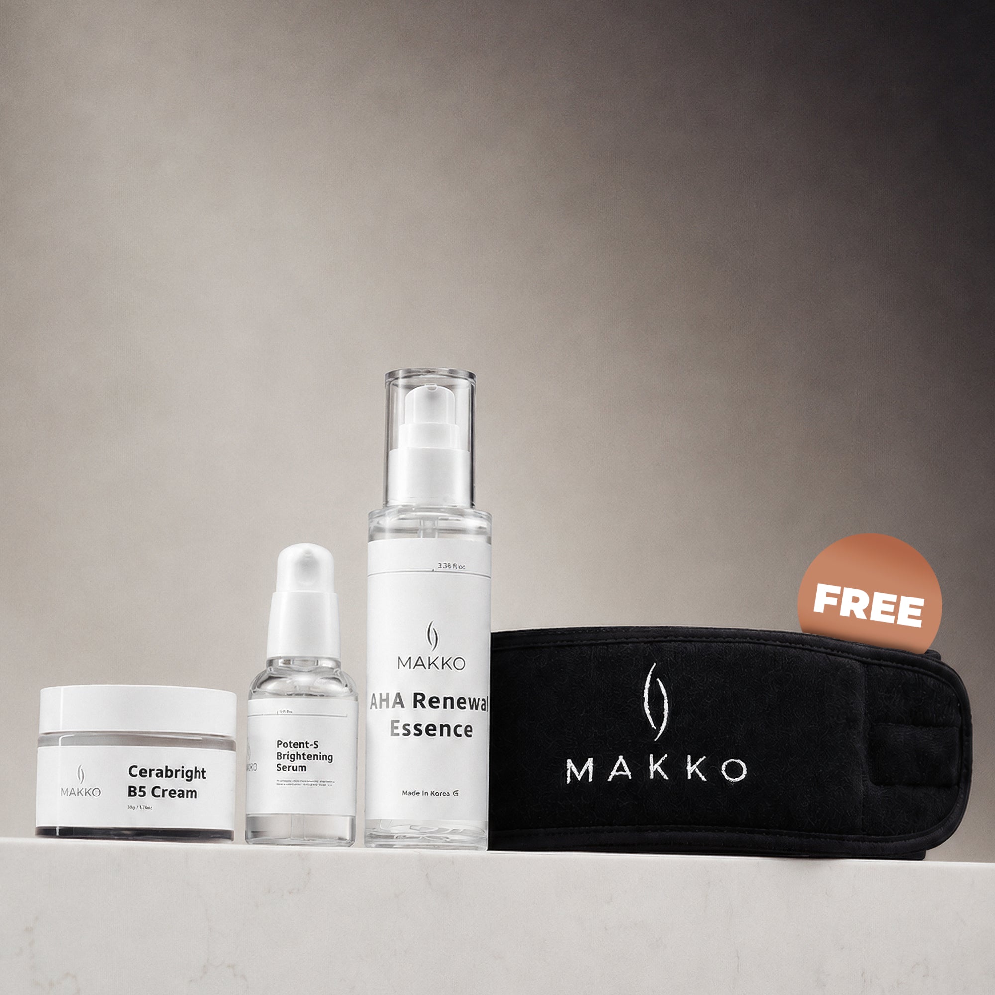 MAKKO Essentials Bundle with FREE Spa Headband